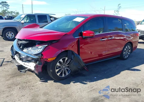 2024 Honda Odyssey Ex-L z USA, uszkodzony, nr VIN 5FNRL6H6XRB072753